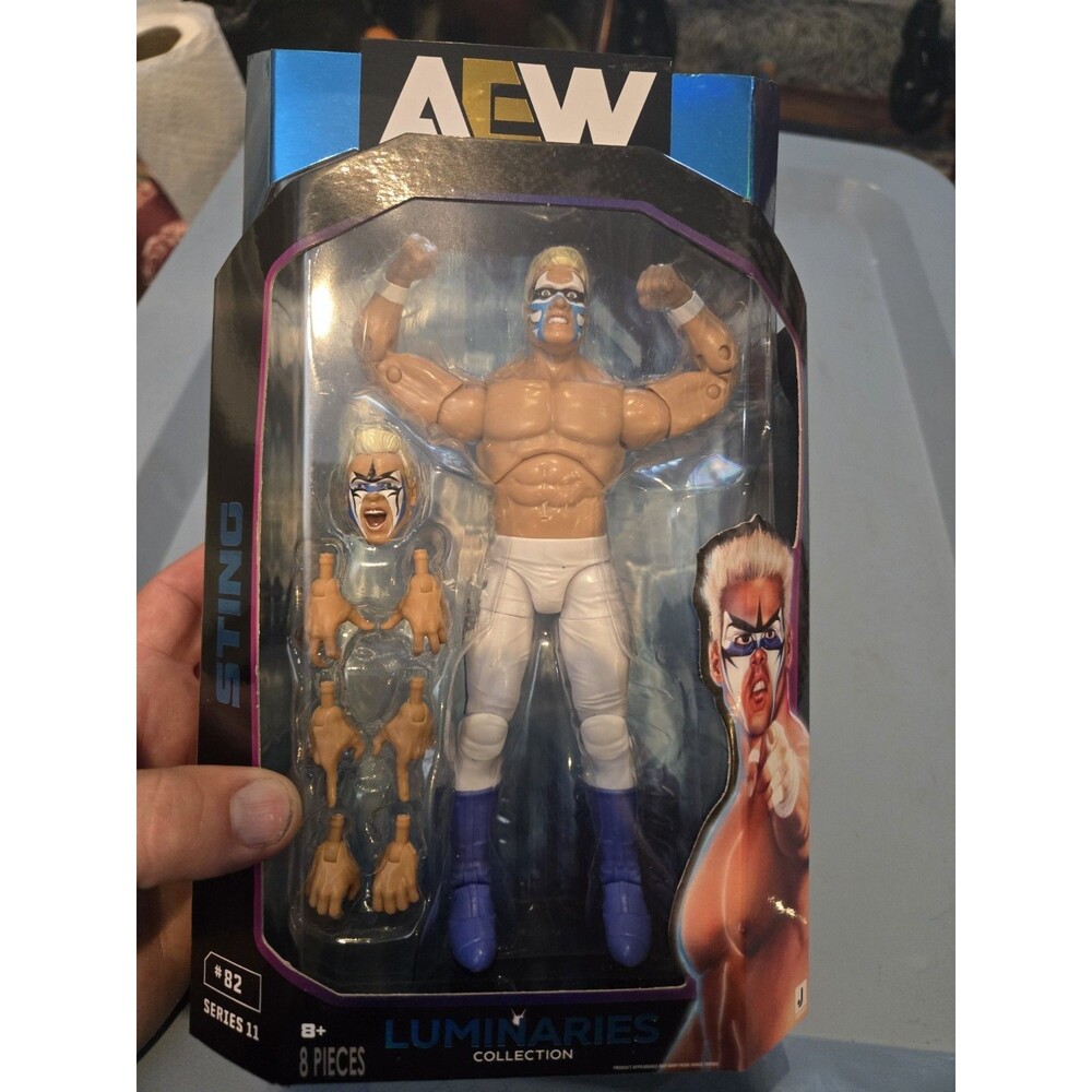 Jazwares AEW LUMINARIES Collection Series 11 STING #82 Wrestling Figure NEW